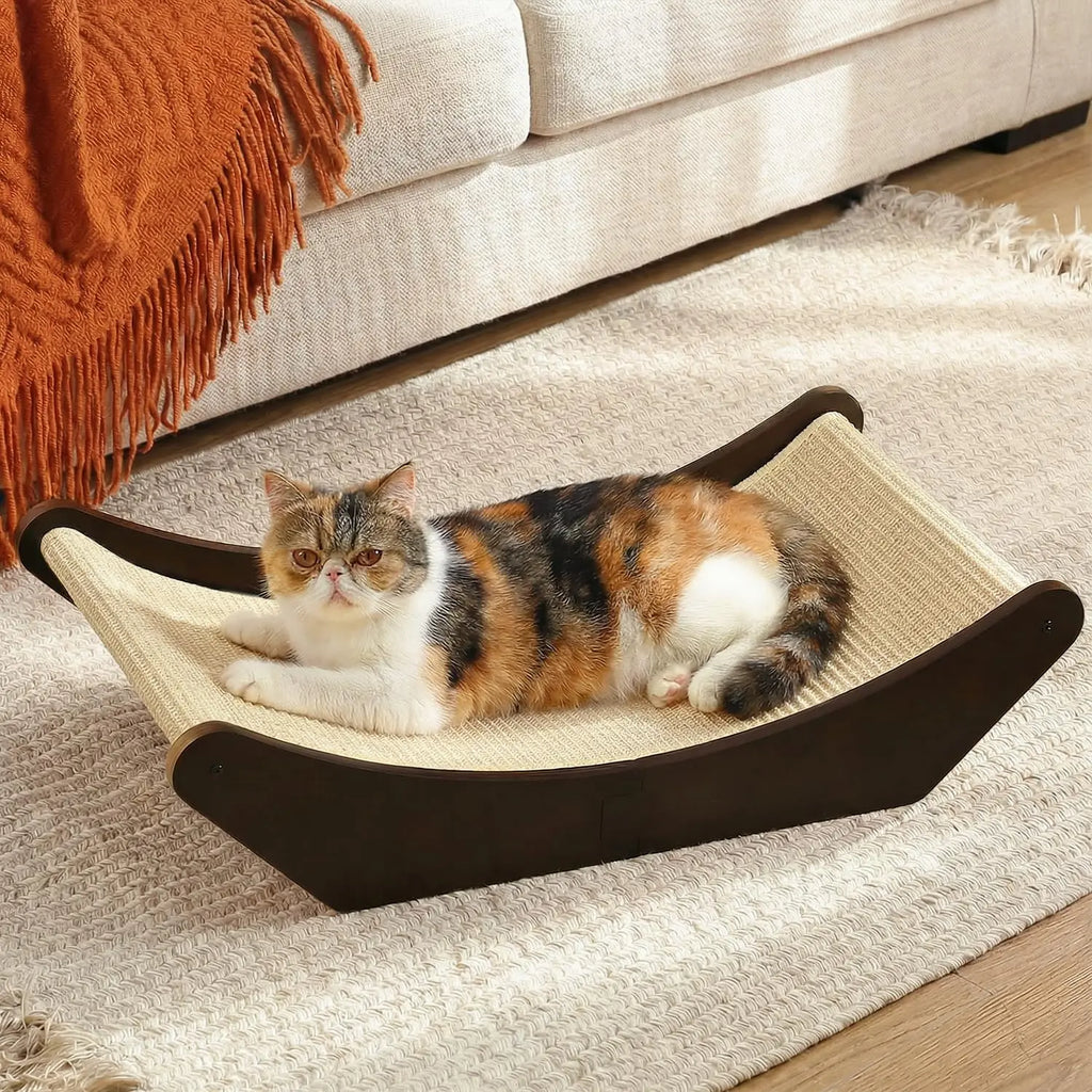 2-in-1 Cat Scratcher & Lounging Bed