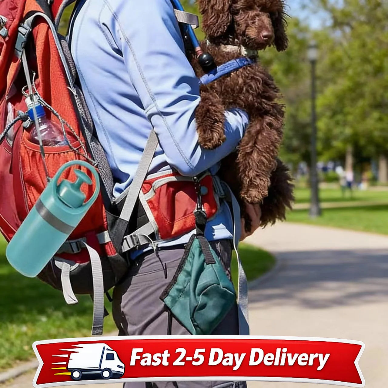 Portable Dog Pooper Scooper with Waste Bag Holder