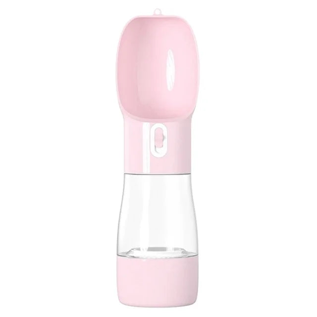 Portable Pet Water Bottle & Feeder Bowl