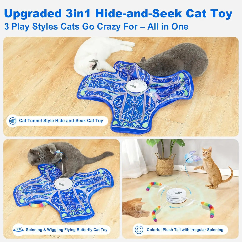 Rechargeable Touch Activated Hide and Seek Kitten Toys