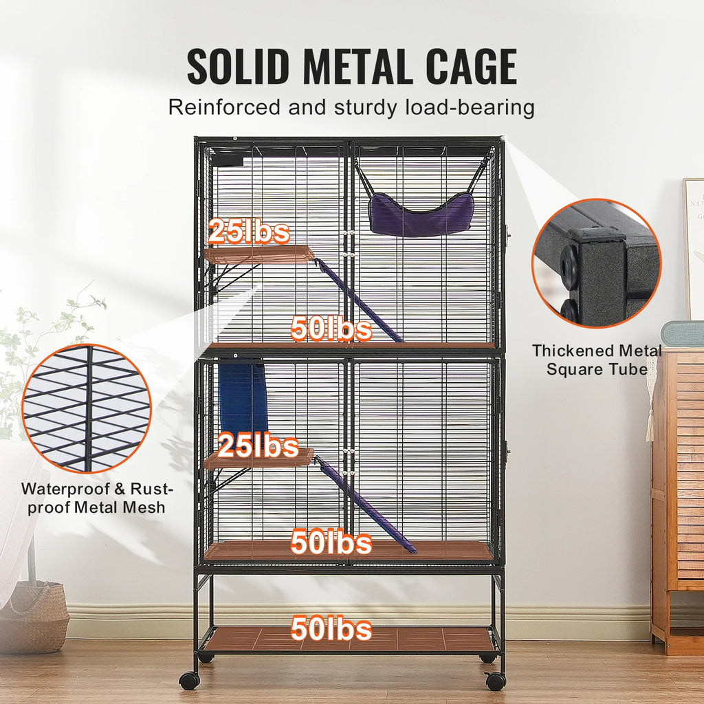 Large 4-Tier Cage Small Animal Cage