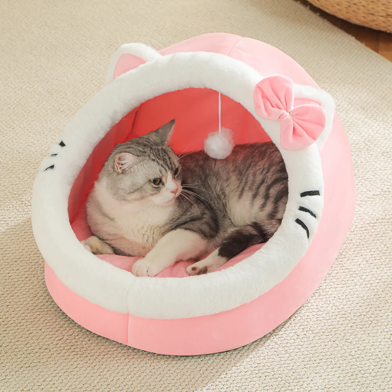 Cute And Soft Cat House Bed