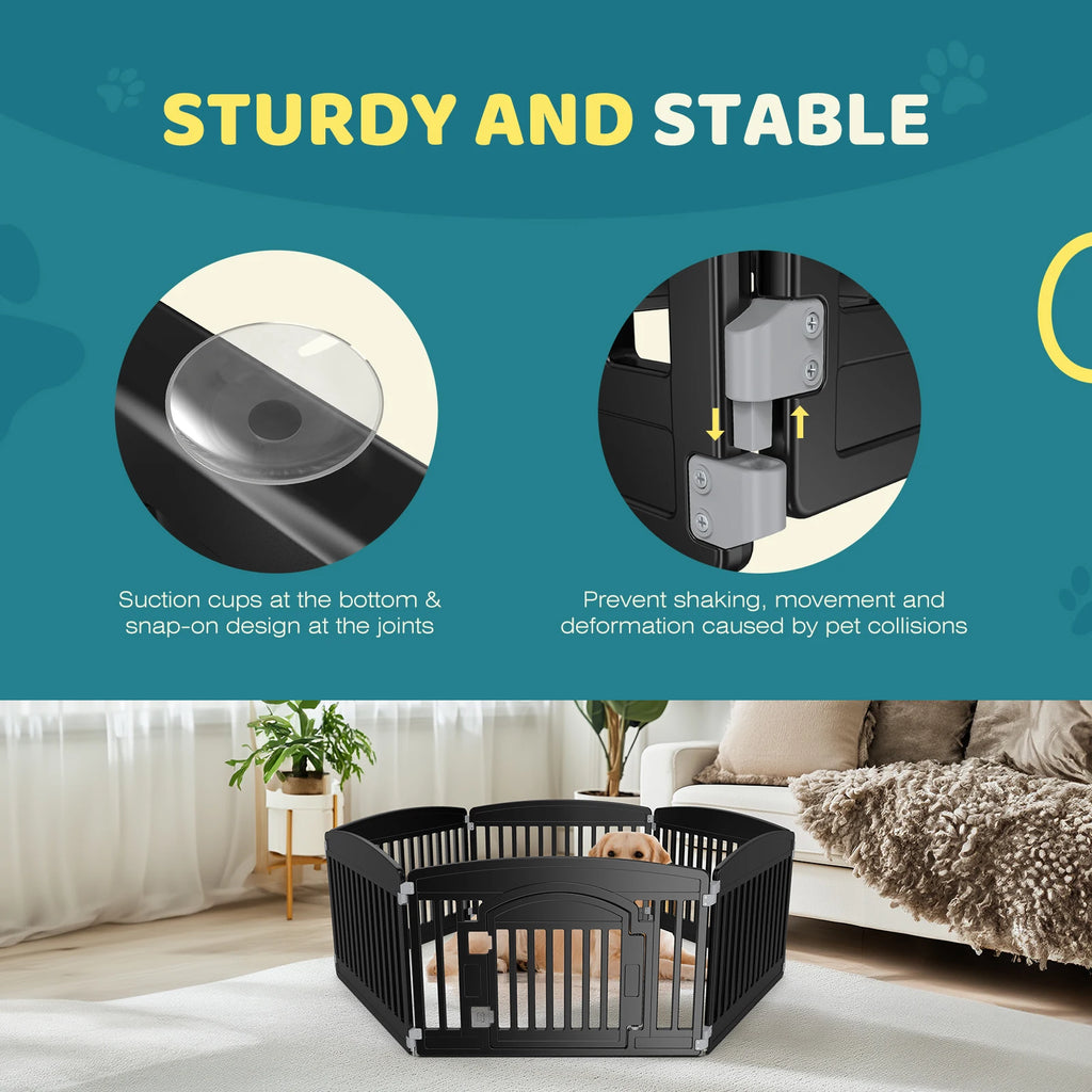 Expandable 6 Panel Dog Playpen