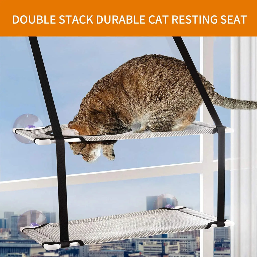 Hanging Window Double-Layer Pet Hammock