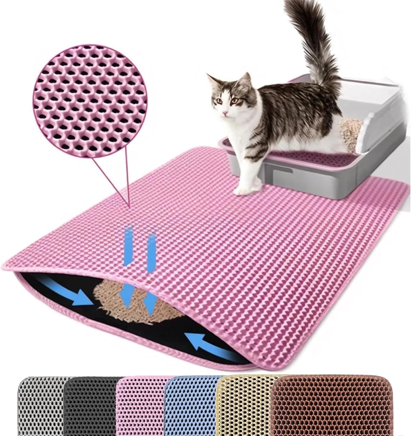 Cat Litter Double Layer Mat
