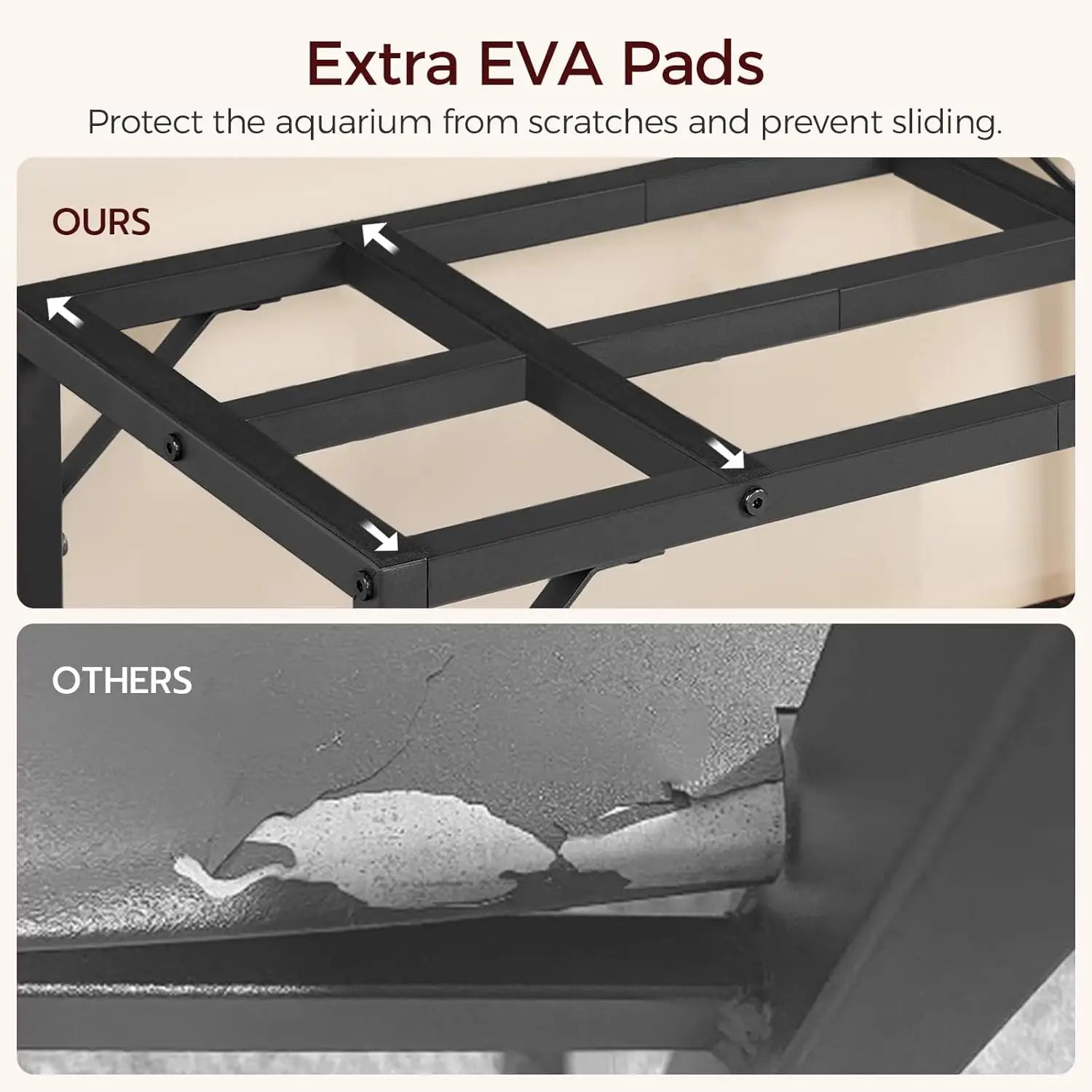 20 Gallon Aquarium Stand with 2-Tier Storage