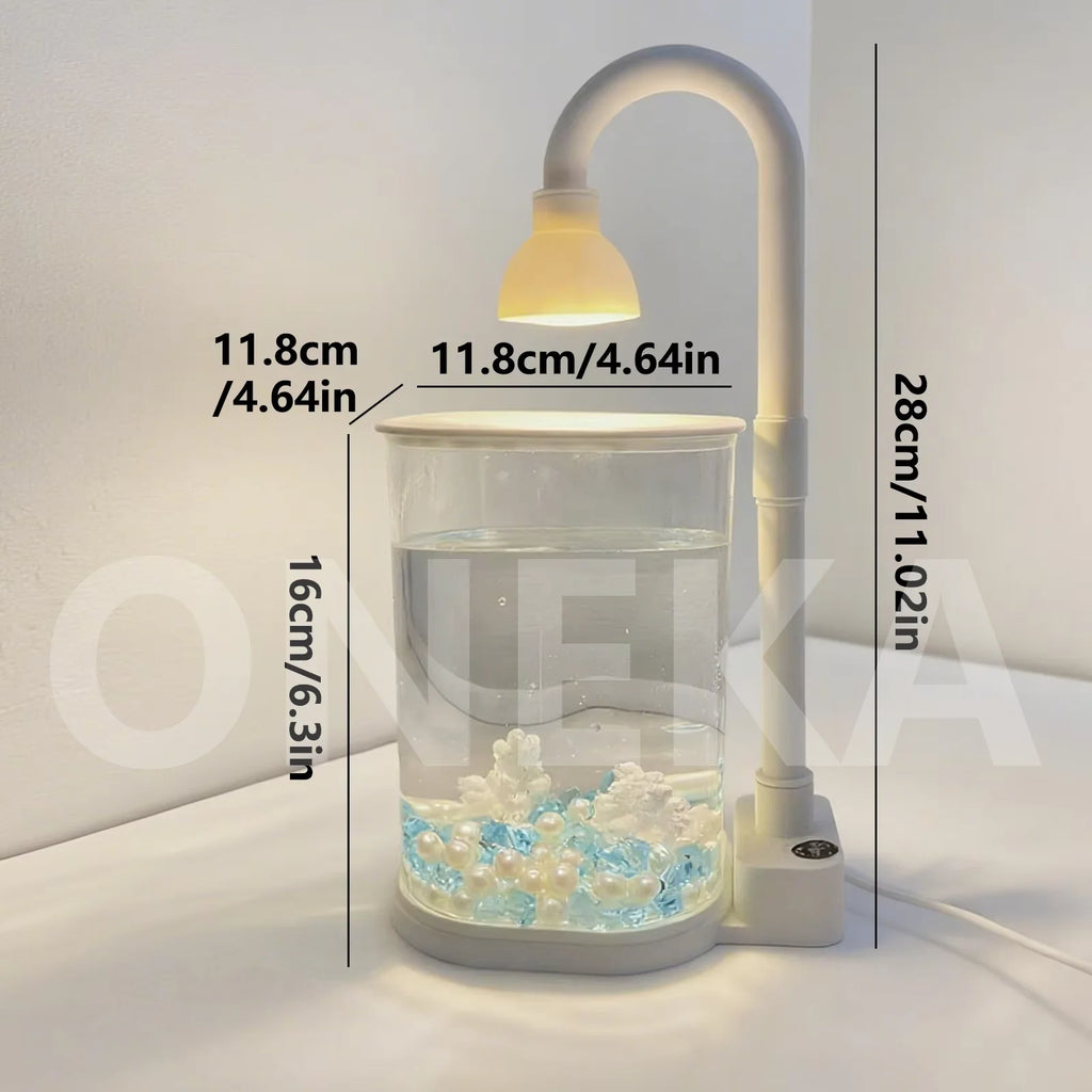 Starter Kit Small Fish Tank With Light
