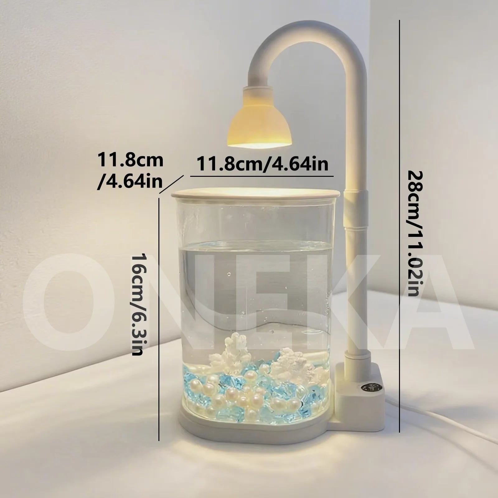 Starter Kit Small Fish Tank With Light