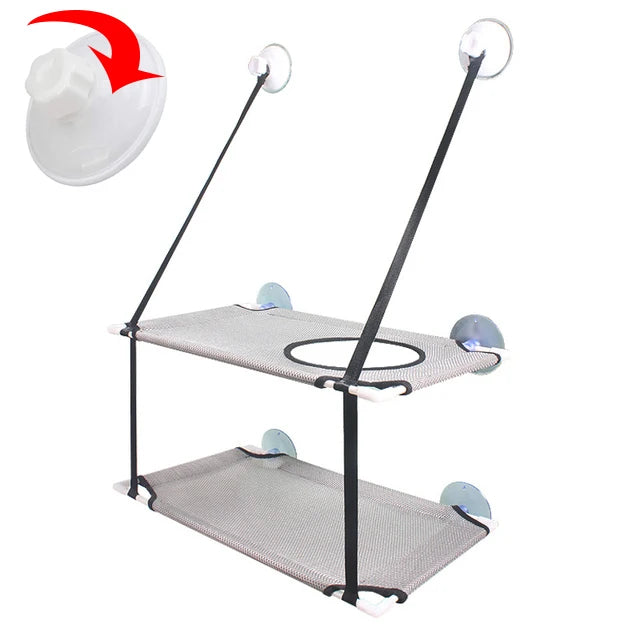 Hanging Window Double-Layer Pet Hammock