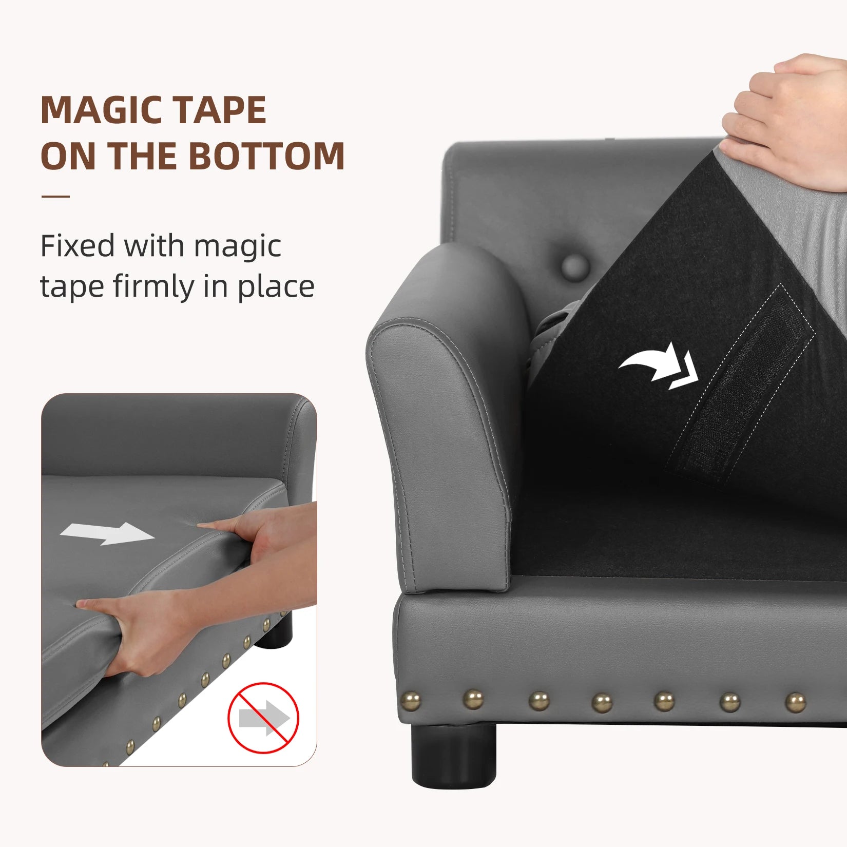 Extra Large Elevated Dog Bed Sofa With Removable Cushion