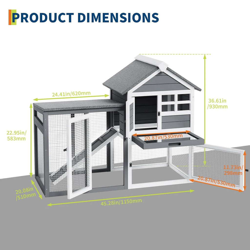 2-Story Small Animal, Indoor/Outdoor Cage
