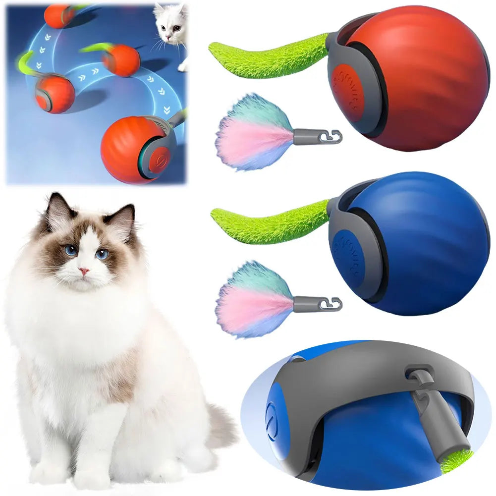 Interactive Cat Ball Smart Toy USB Rechargeable