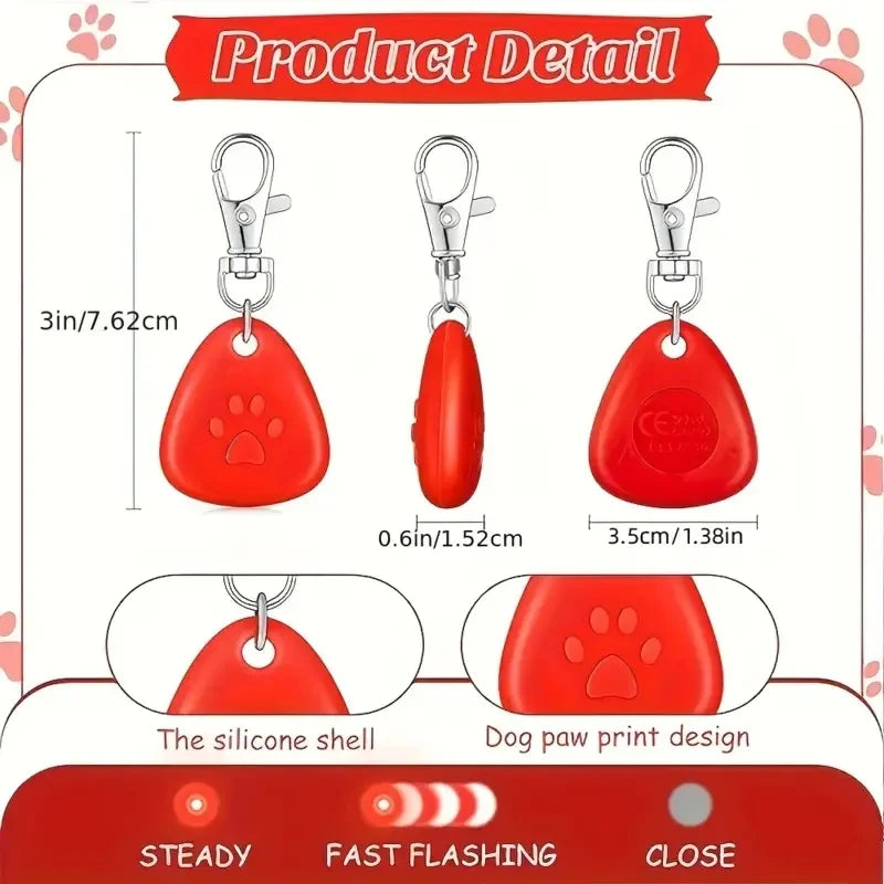 Clip On LED Pet Collar for Nighttime