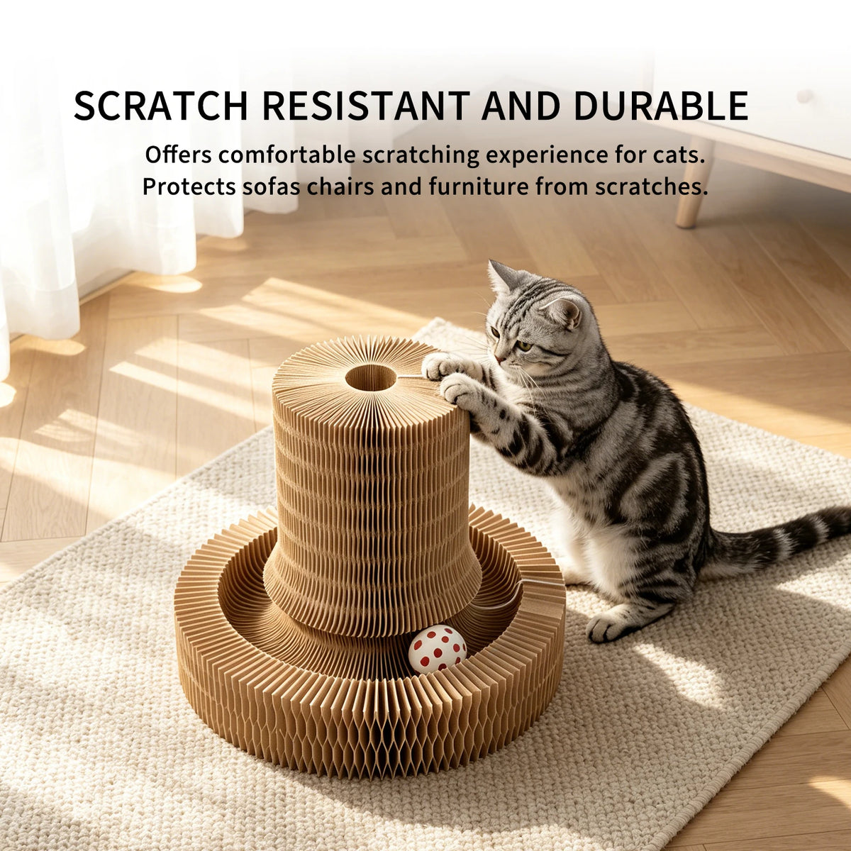 Accordion Cat Scratching Board