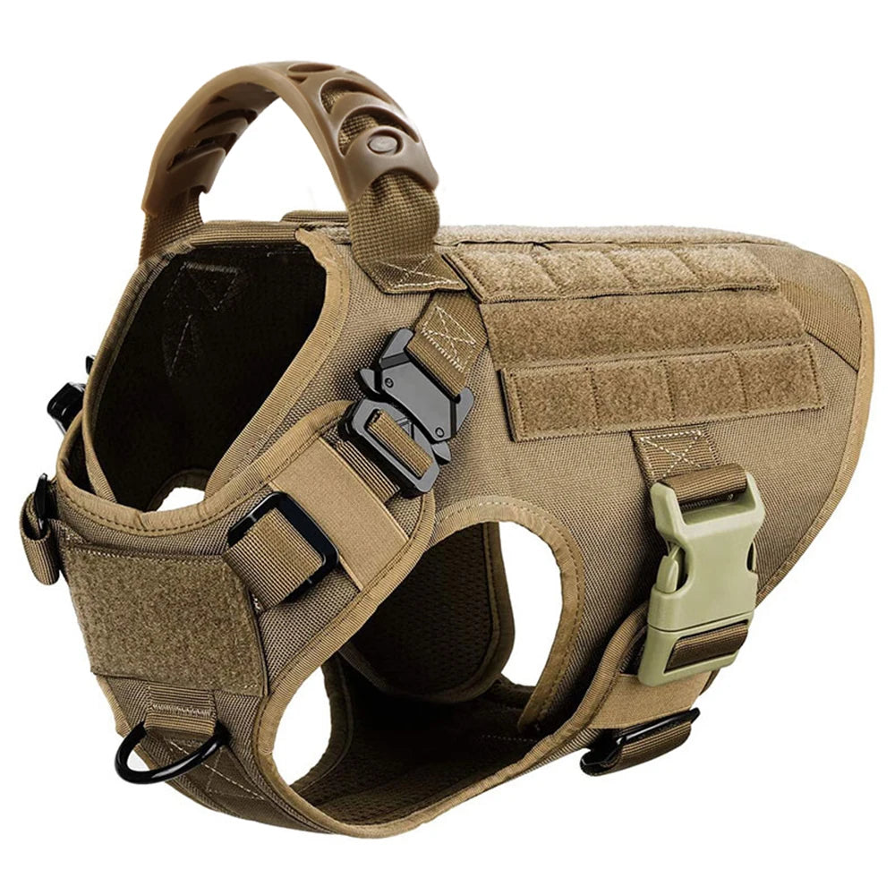 Tactical Dog Harness And Leash Set