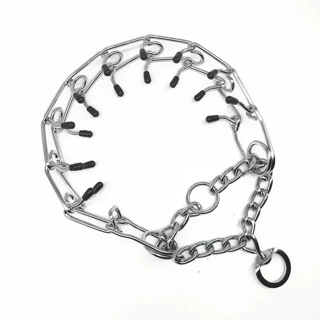 Pinch Dog Training Collar With Comfort Rubber Tips