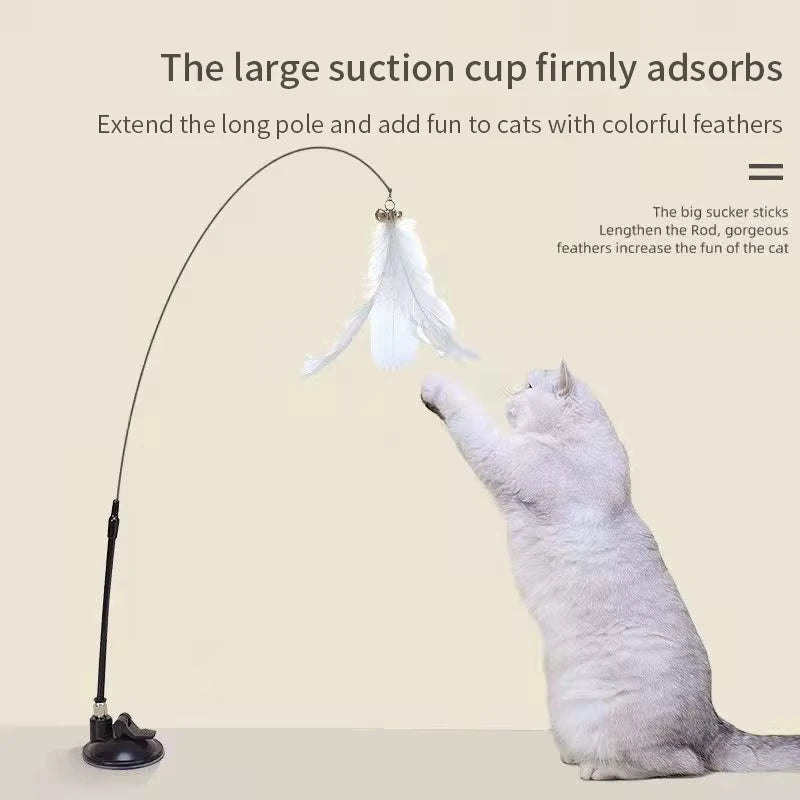 Interactive Teaser Wand Toy for Cats