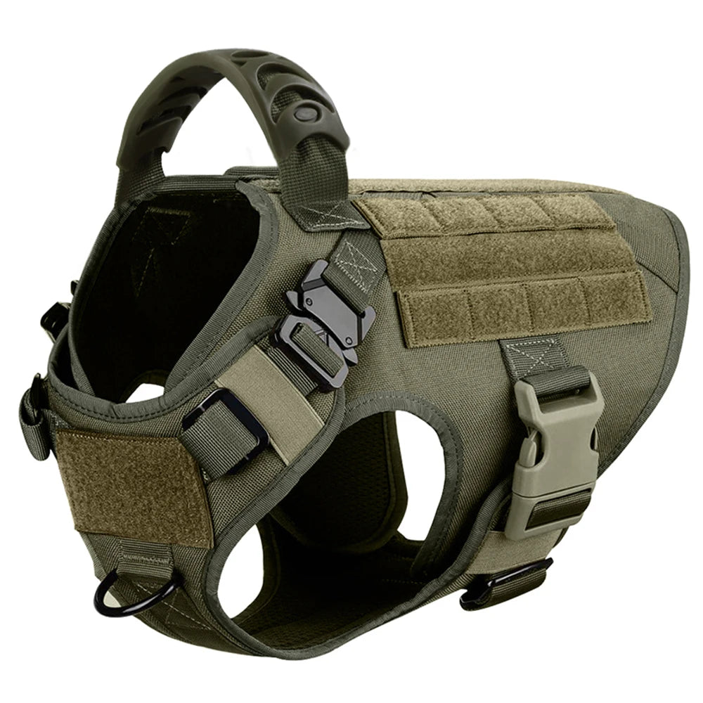 Tactical Dog Harness And Leash Set