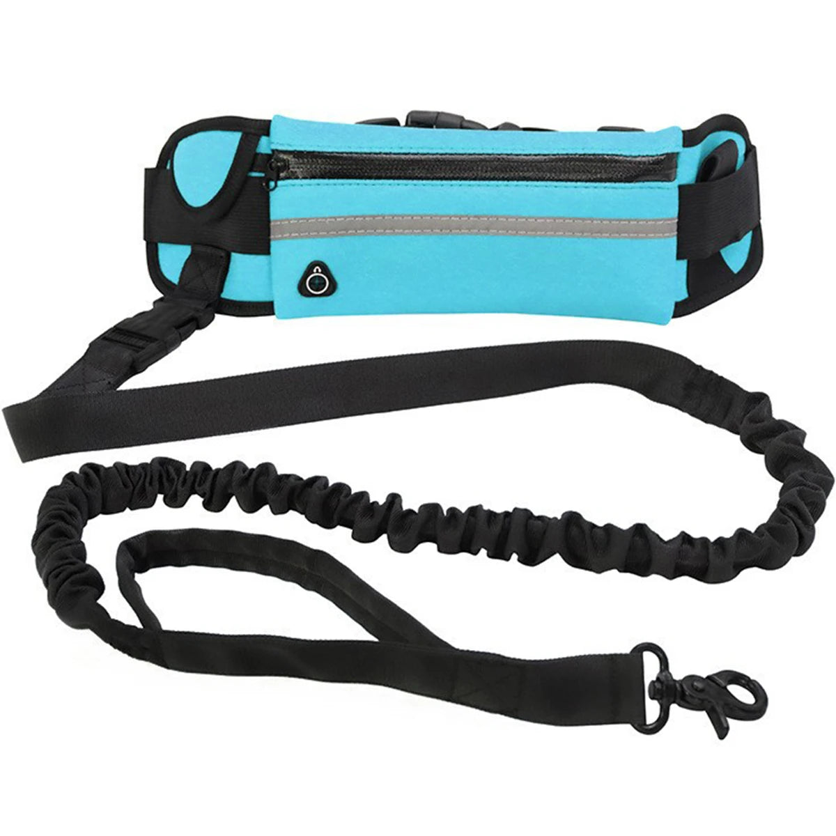 Hands Free Reflective Dog Leash With Waist Bag