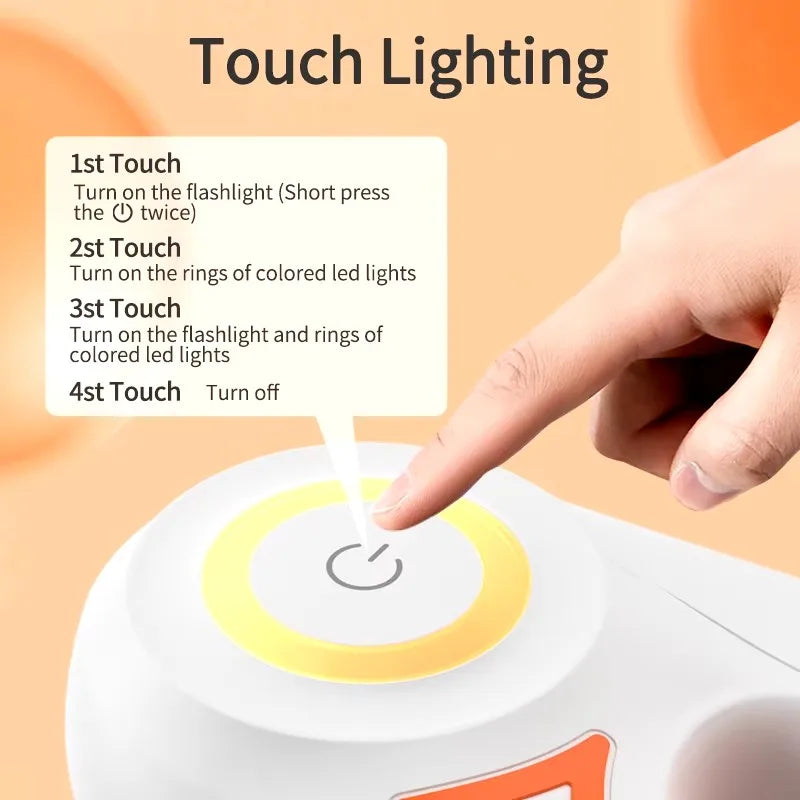 Retractable Dog Leash with Led Flashlight