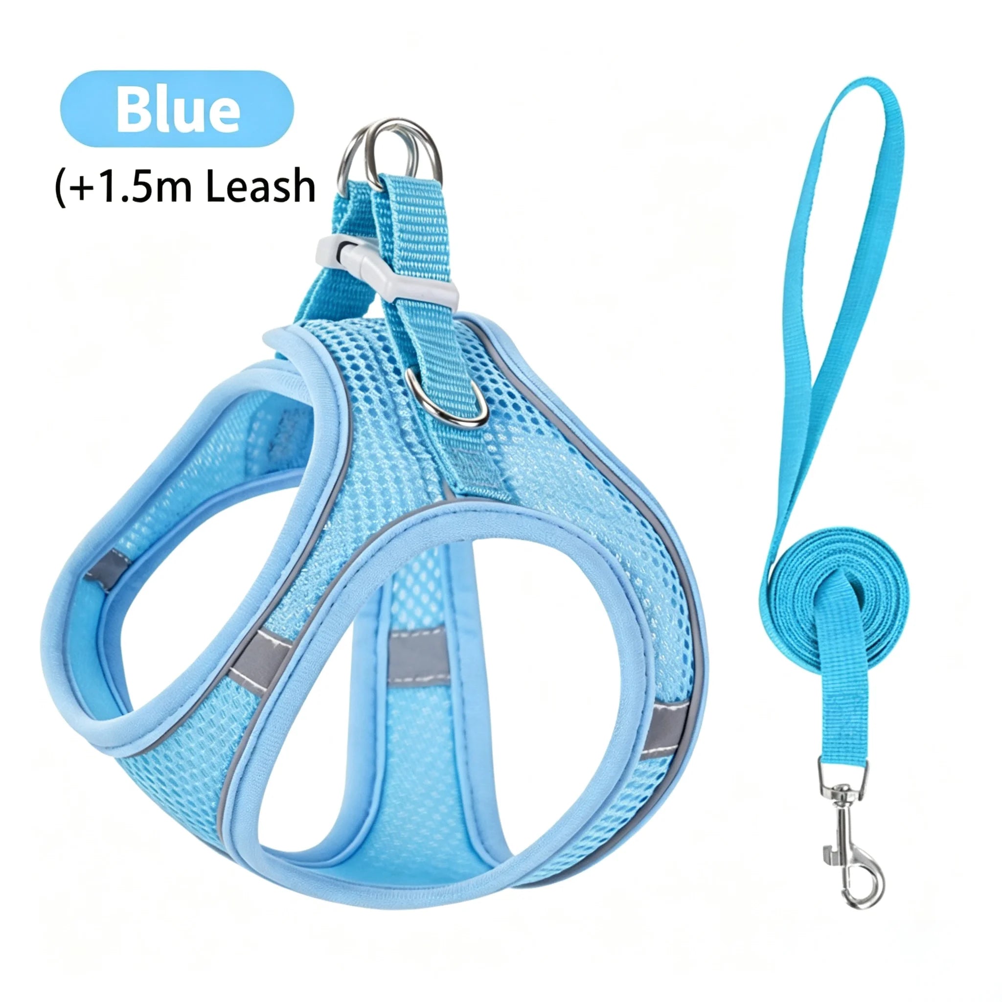 Adjustable Dog Harness Leash Set for Small Dogs