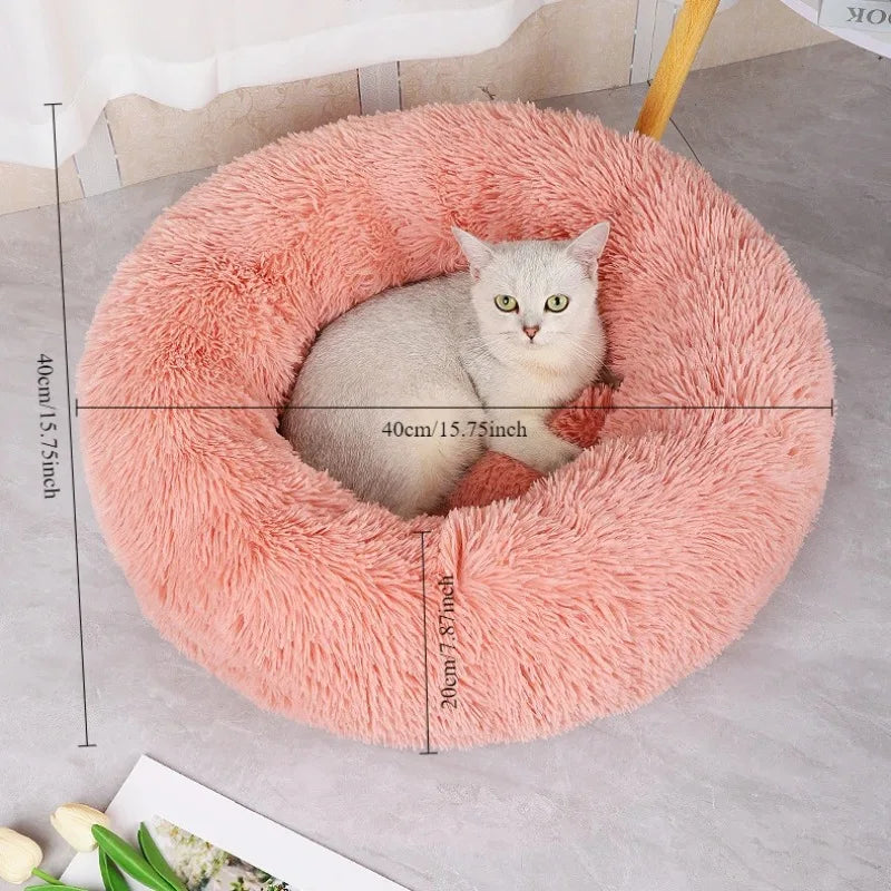 Soft Round Pet Bed Pad for Small-Medium Dog and Cats