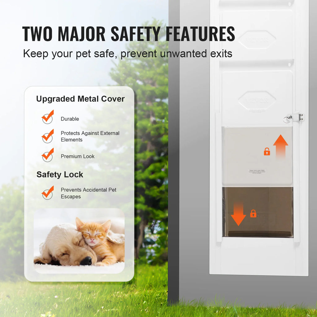 Sliding Glass Door Adjustable Height Doggy Door