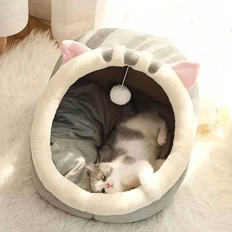 Cute And Soft Cat House Bed