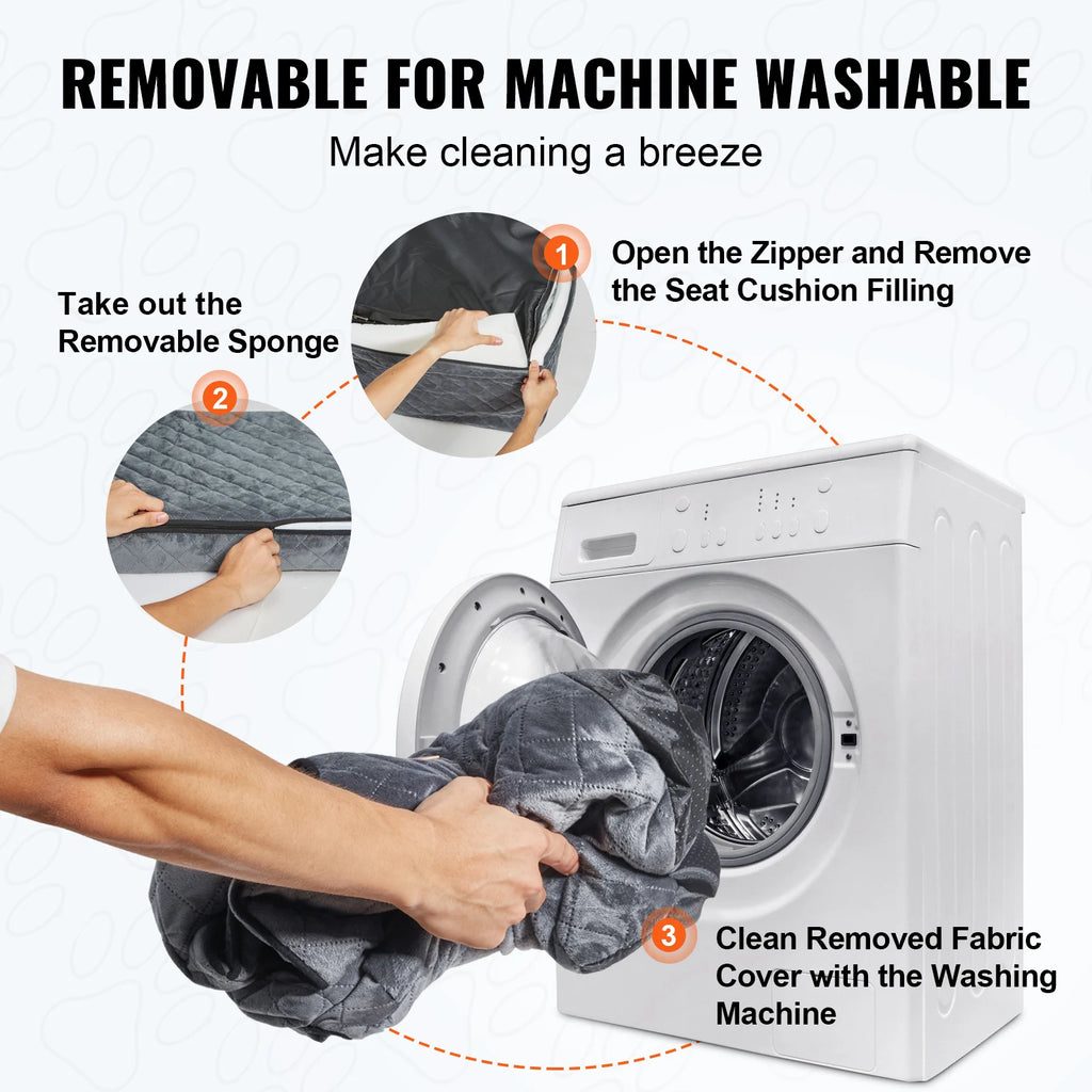 Dog Car Seat Booster for Medium Large Dog up to 55 lbs