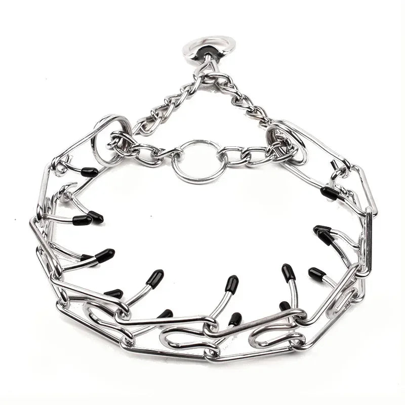 Pinch Dog Training Collar With Comfort Rubber Tips