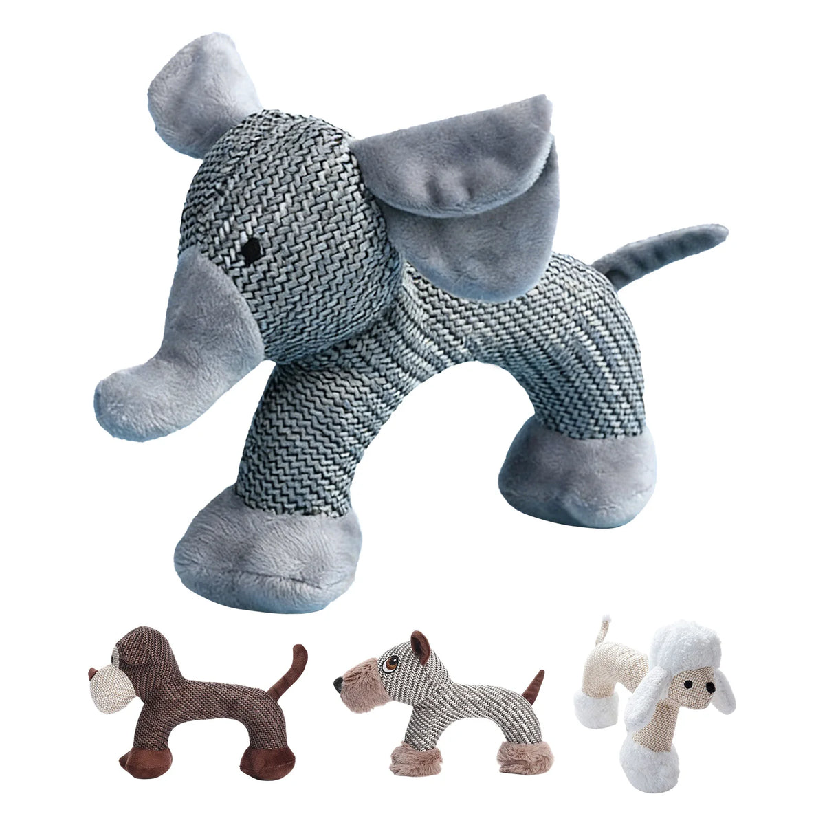 Animal Shaped Interactive Squeaky Dog Toy