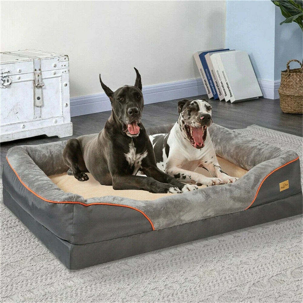 Jumbo Orthopedic Dog Bed With Removable Cover