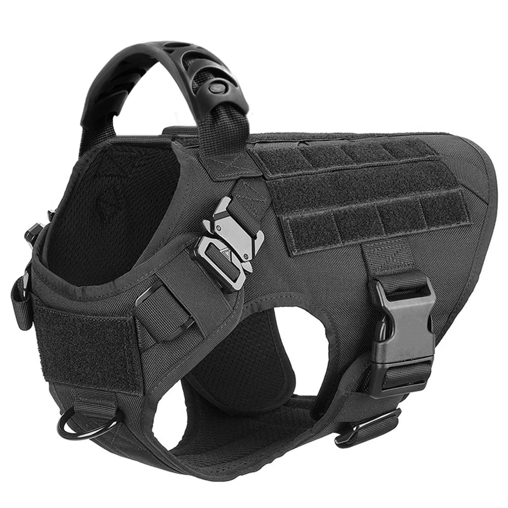 Tactical Dog Harness And Leash Set