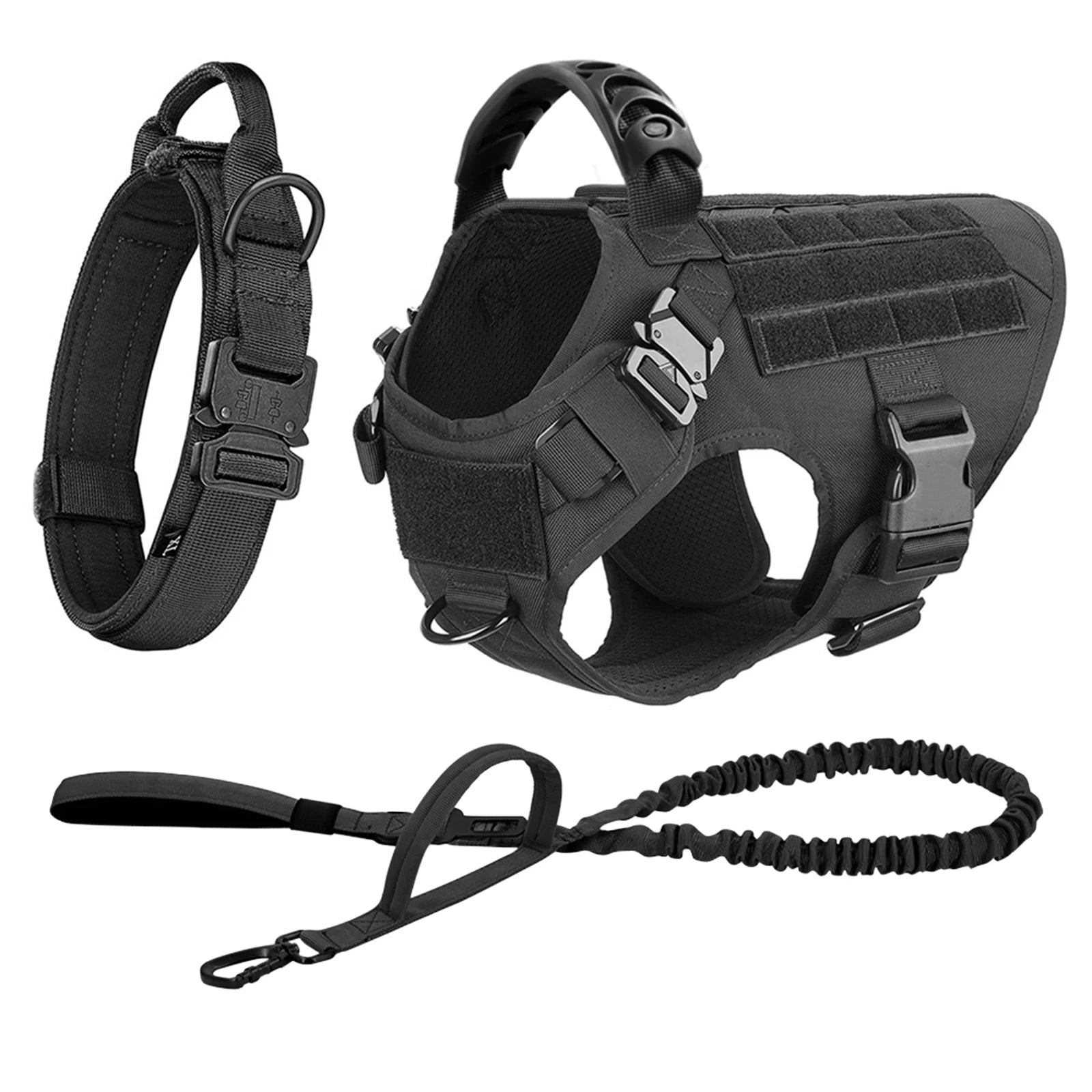 Tactical Dog Harness And Leash Set