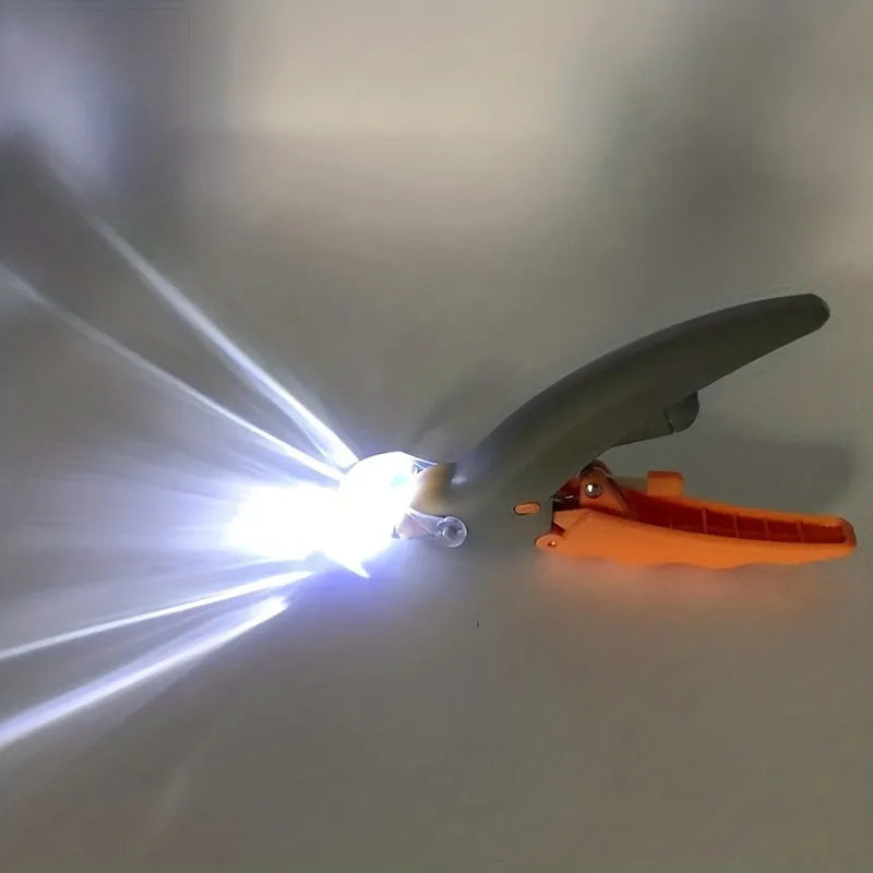 Pet Nail Clipper for Dogs and Cats, Built-in LED Light, Steel Blades, Quick Trimming