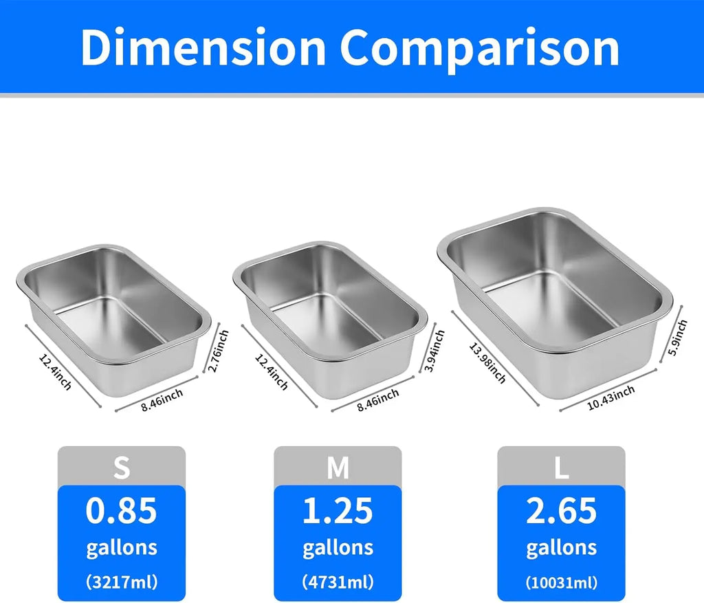 Stainless Steel Outdoor Large Dog Water Bowl