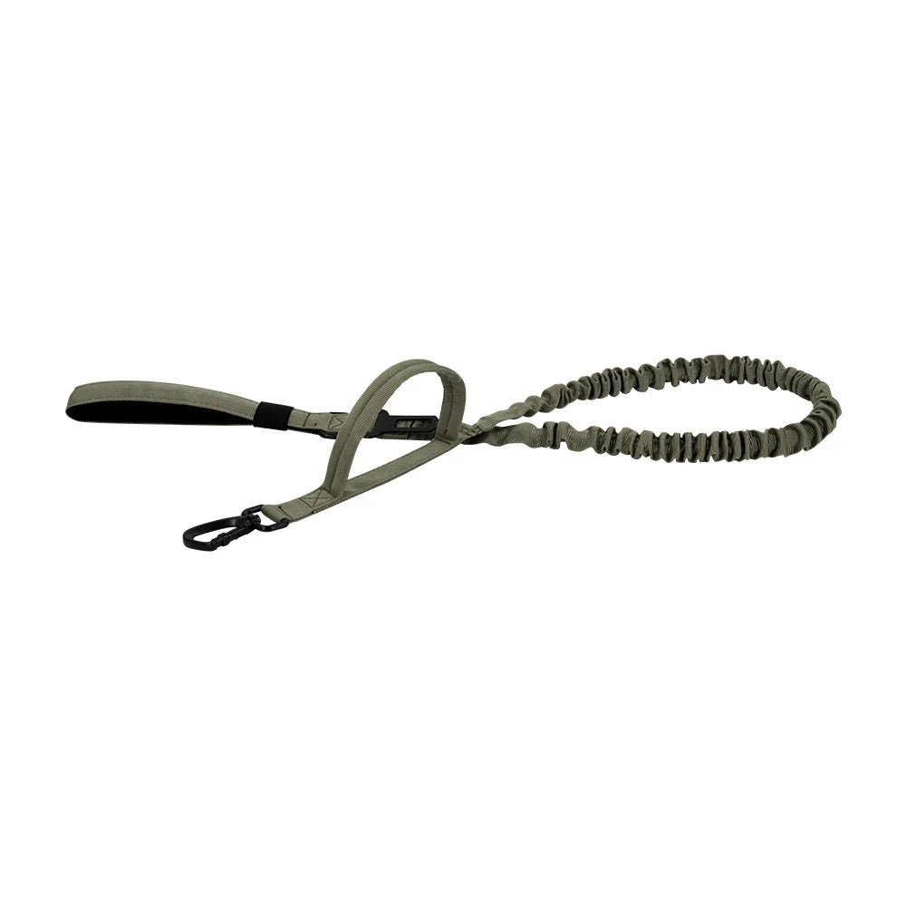 Military Adjustable Leash Quick Release Elastic Rope With 2 Control Handle