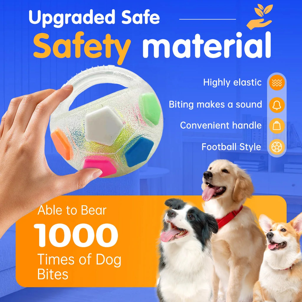 durable squeaky teething relief to accompany outdoor training
