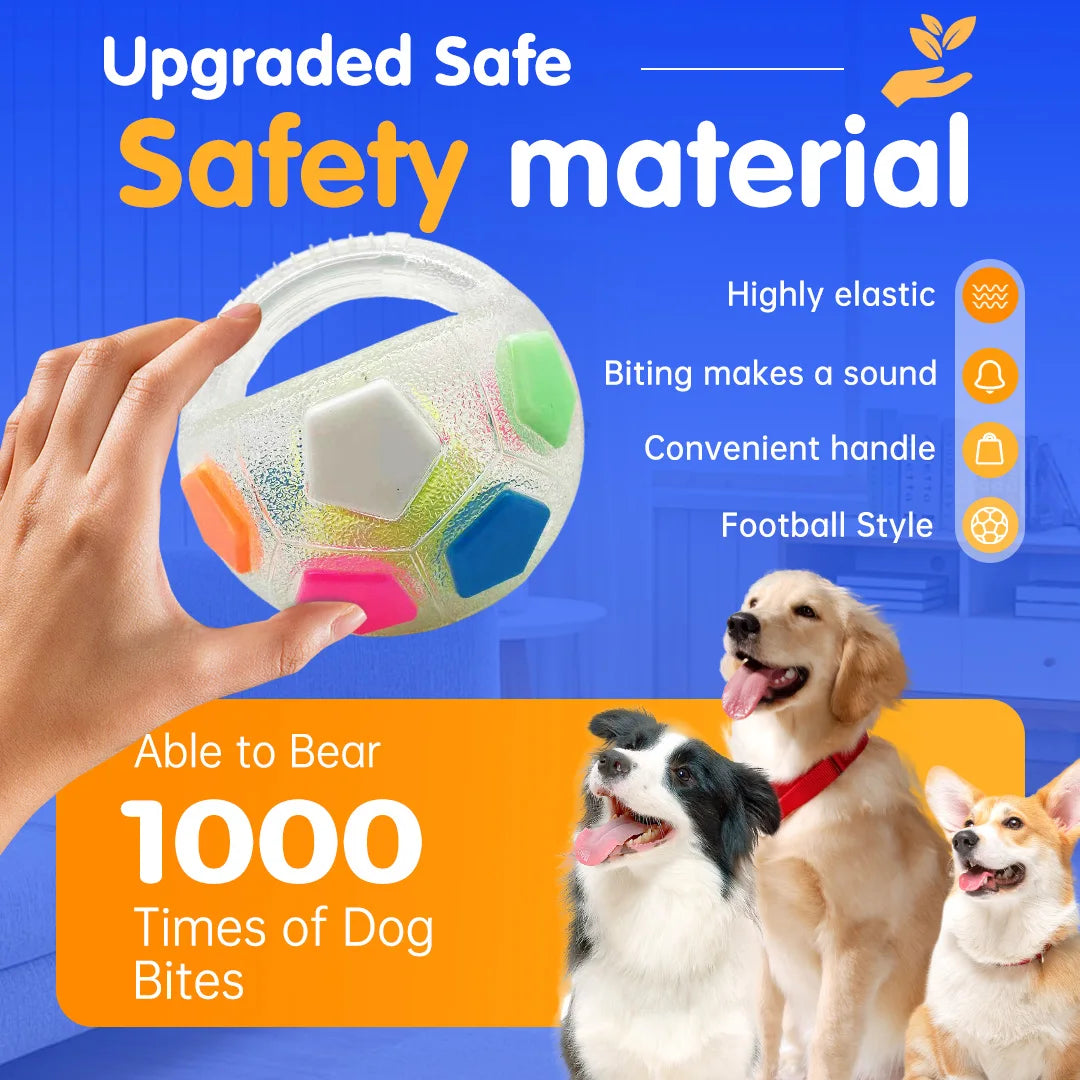durable squeaky teething relief to accompany outdoor training