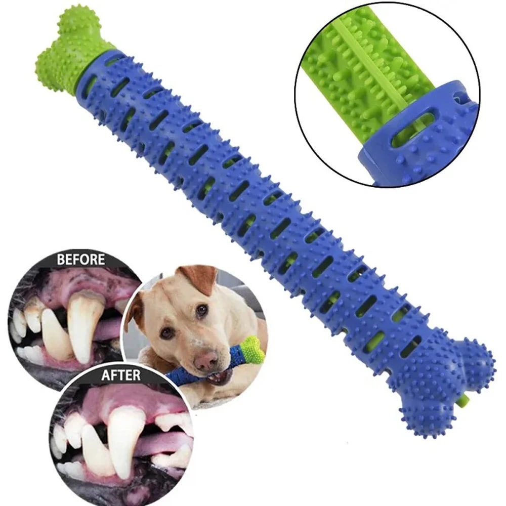 Food-Grade Rubber Dog Toothbrush & Chewing Toy