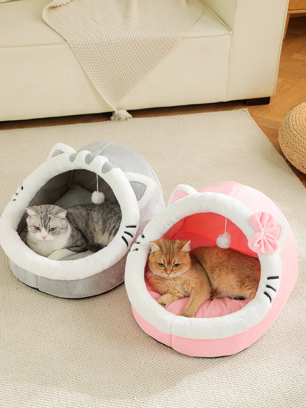 Cute And Soft Cat House Bed