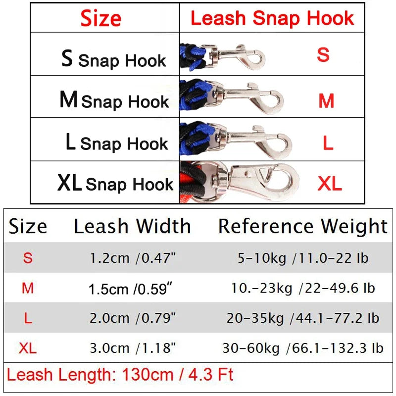 Heavy Duty Nylon Braided Lead for Dogs