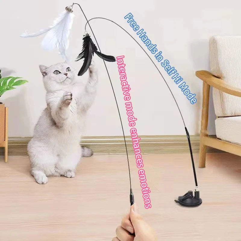 Interactive Teaser Wand Toy for Cats