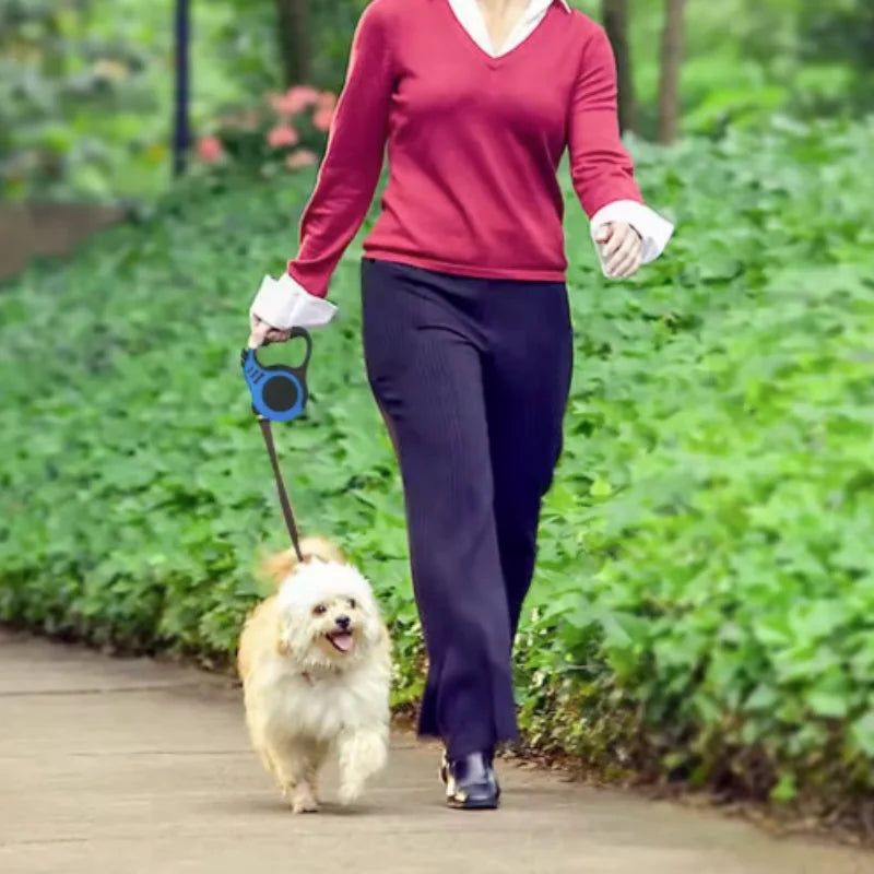Automatic Retractable Nylon Dog Leash for Small Dogs