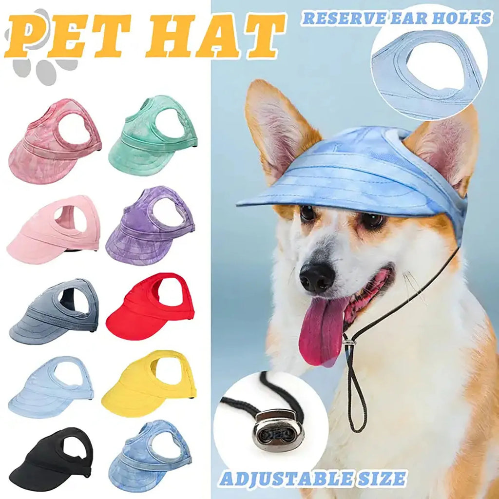Dog Baseball Visor Hat