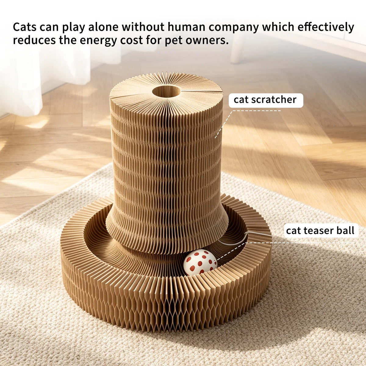 Accordion Cat Scratching Board