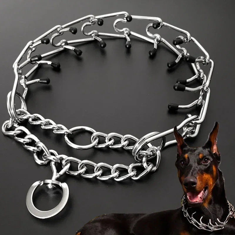 Pinch Dog Training Collar With Comfort Rubber Tips