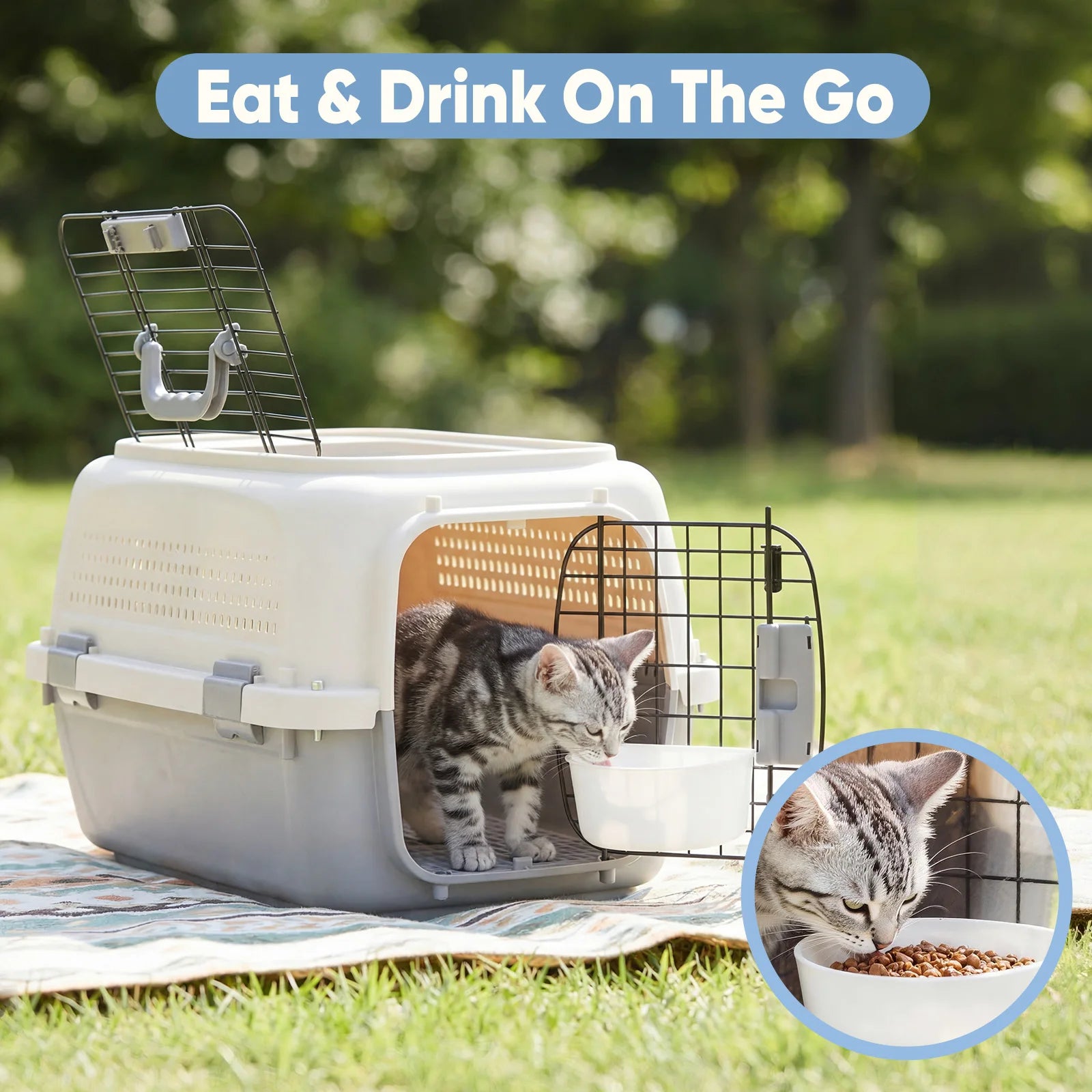 23Inch Pet Carrier for Small Dogs Cats