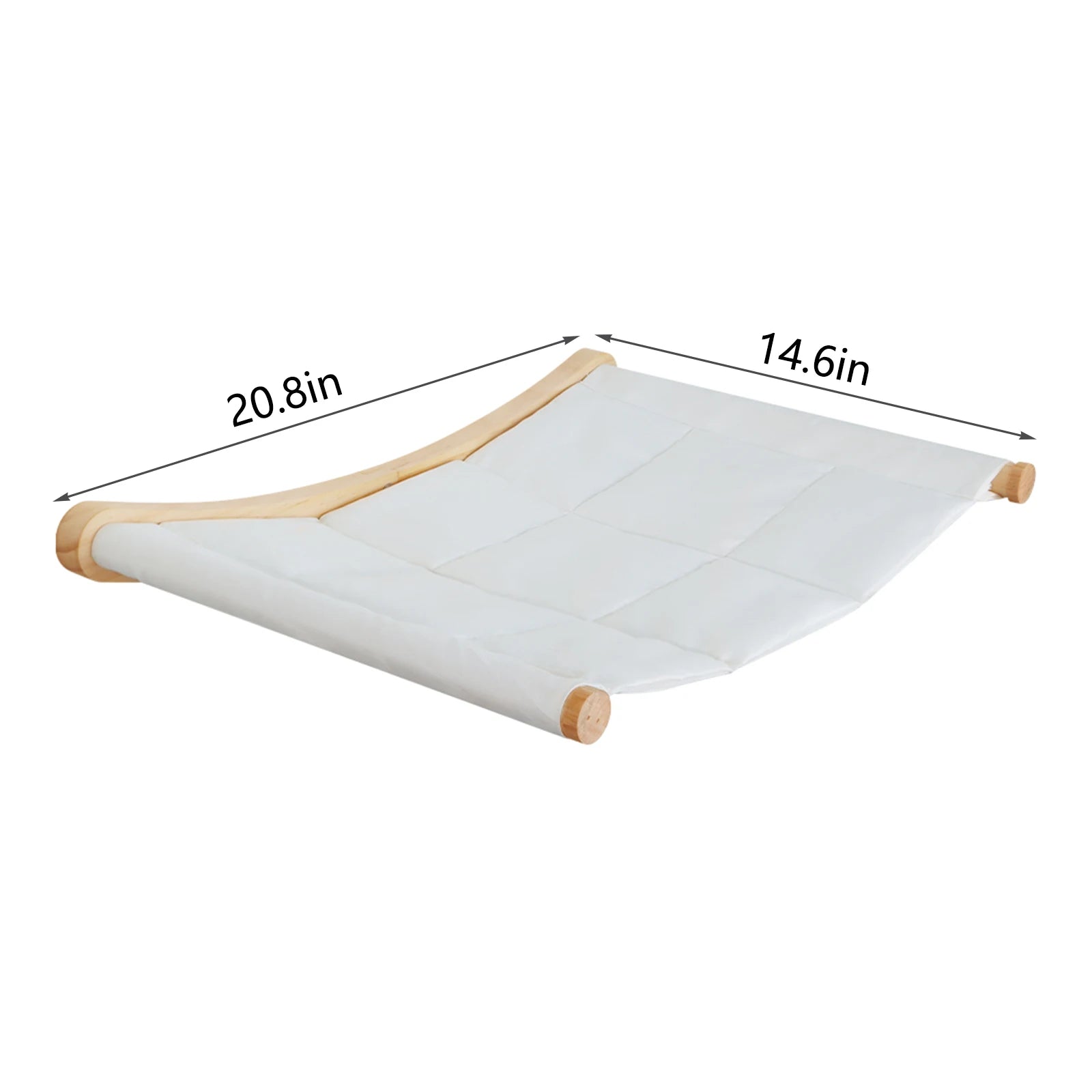 Wall Mounted Four Step Stairway With Sisal Scratching Post For Cats