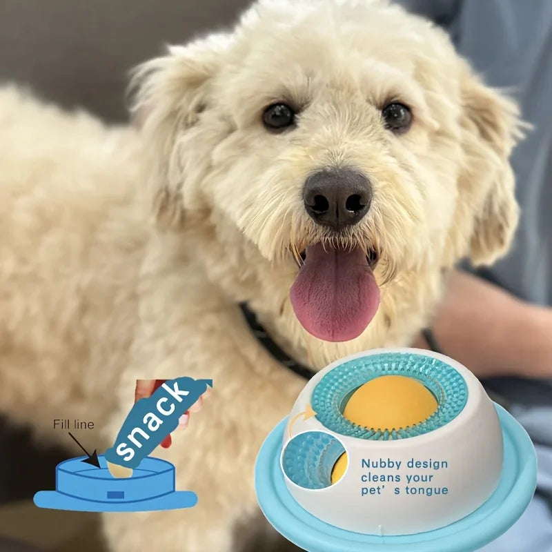 Slow Feeder Food Dispenser and Lick Toy